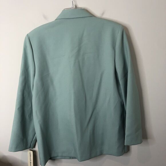 Alfred Dunner NWT Women's One Button Blazer Jacket in Seafoam Size 12 - Picture 5 of 6